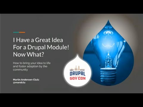 Preview image for the video "I have a great idea for a module! Now what?". Preview image for the video "I have a great idea for a module! Now what?".