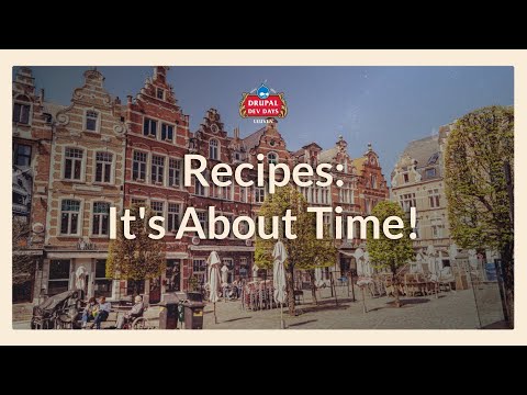 Preview image for the video "Recipes It s About Time!".