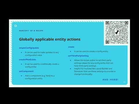 Preview image for the video "Recipes: The Future of Drupal Site Building".