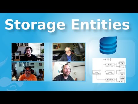 Preview image for the video "Talking Drupal #349 - Storage Entities". Preview image for the video "Talking Drupal #349 - Storage Entities".