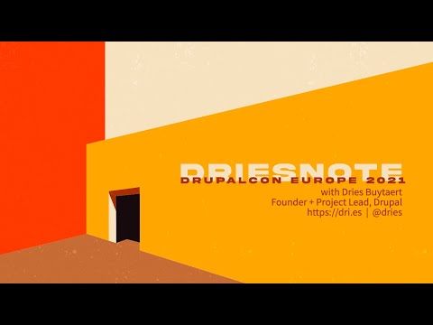Preview image for the video "Driesnote / DrupalCon Europe 2021". Preview image for the video "Driesnote / DrupalCon Europe 2021".